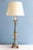 French Painted Wood Candlestick Table Lamp, 19th Century For Sale - Image 3 of 9