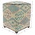 Chic handmade ottoman crafted using wood and upholstered using hand-woven kilim wool rug is a multi-purpose fashion pouf...