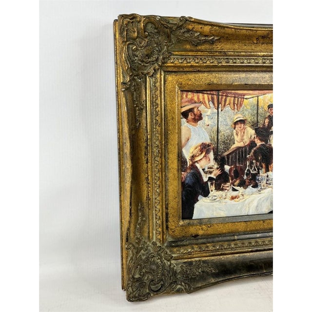 Textile Luncheon of the Boating Party Limited Edition Print After Renoir For Sale - Image 7 of 7