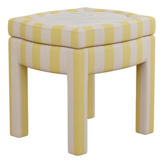 Citron Piero Ottoman by Ceraudo For Sale