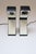 Pair of diminutive Postmodern "Disco" Table Lamps by Mario Bertorelle for JM RMD (ca. 1980s, Italy). Composed of round...