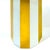 Rosenthal Rare 1980's Rosenthal Studio Line Gold Striped Vase and Bonbonniere by Tapio Wirkala For Sale - Image 4 of 13