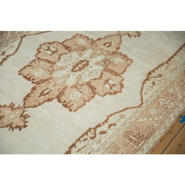 Vintage Distressed Oushak Rug Runner - 4'3" x 9' For Sale - Image 9 of 12