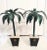 Vintage Extra Large Tole Potted Jardinere Palm Tree Regency Candle Stick Holders For Sale - Image 10 of 10