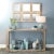 This console table delivers generous storage and display space on an airy base that keeps the look open and light. Artisan...