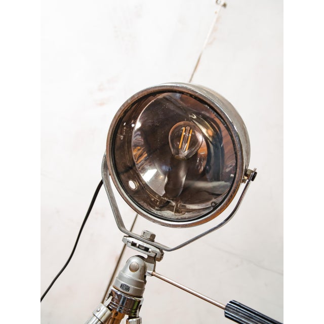 Metal Vintage Automotive Floor Lamp, 1950s For Sale - Image 7 of 14