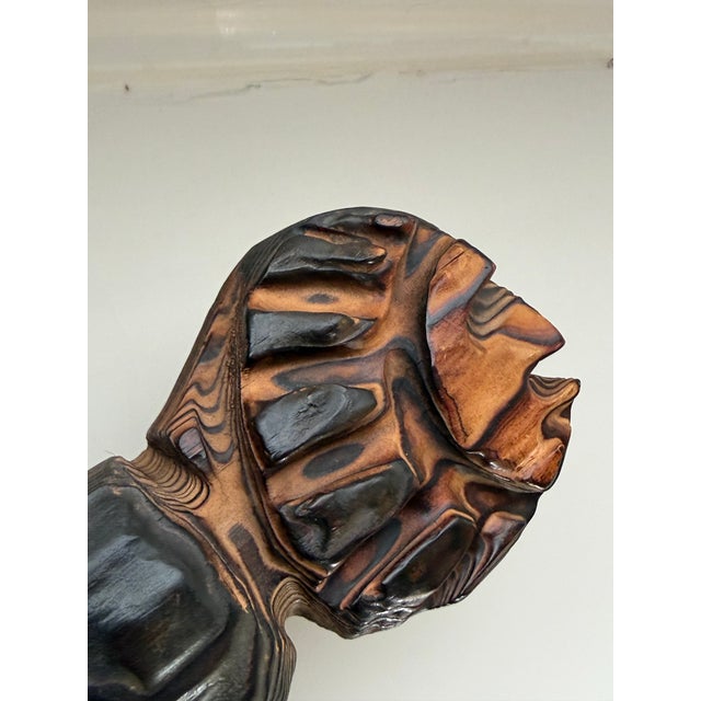 Witco Witco Mid Century Modern Brutalist Carved Wooden Tiki Art Sword 50" For Sale - Image 4 of 4