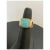 1980s 1980s 18k Gold and Persian Turquoise Ring, Size 6 For Sale - Image 5 of 9