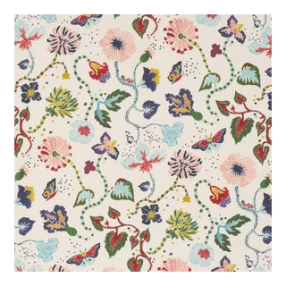 Schumacher x Happy Menocal Gloriette Fabric in Multi For Sale