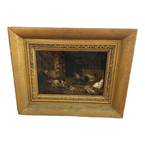 Antique English Oil Painting