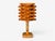 Swedish Mid-Century Modern, Large Table Lamp, Lacquered Pine, Sweden, 1970s A large lacquered pine table lamp designed and...