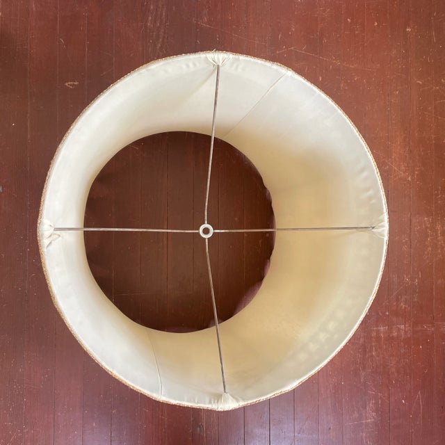 Vintage Hollywood Regency Boudoir Table Lamp With Figural Base & Porcelain Globe For Sale - Image 10 of 13