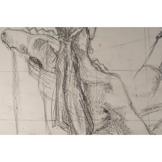 Unkown, Depicting a Young Woman, 20th Century, Watercolour on Paper For Sale - Image 3 of 5