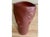 Maroon Postmodern Face Vase by Donna Polseno For Sale - Image 8 of 11