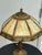 Arrow Lighting Vintage Tiffany-Style Amber Slag Glass Table Lamp, Vintage For Sale - Image 12 of 12