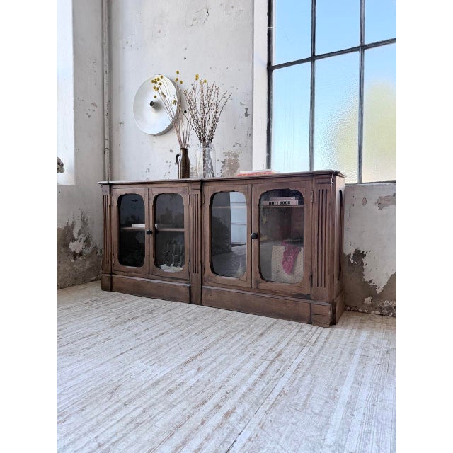 Oak Display Cabinet, 1920s For Sale - Image 6 of 18