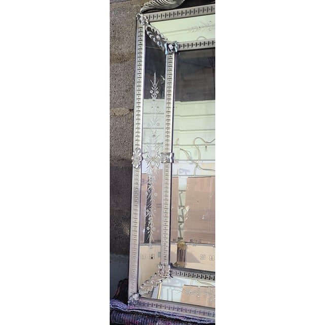 Antique Venetian Mirror, 1900 For Sale - Image 3 of 9