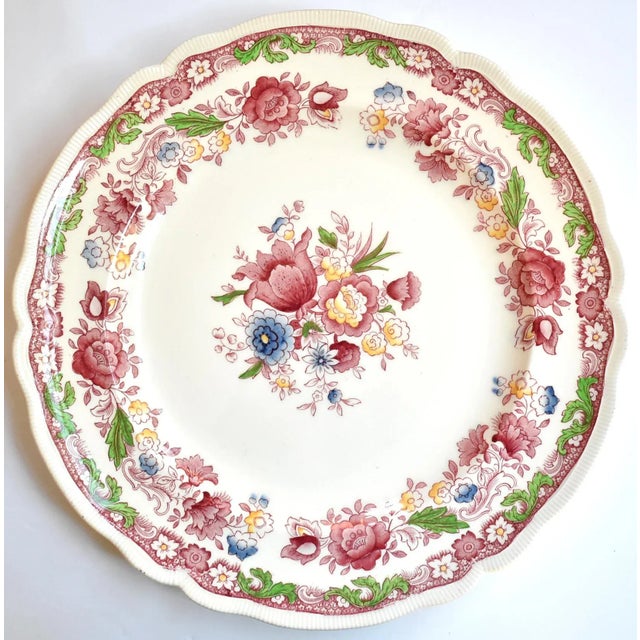 Ceramic Vintage English Johnson Bros. "Dorchester" Pattern Platter For Sale - Image 7 of 7