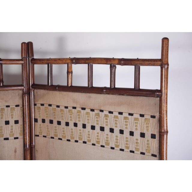 Art Nouveau Bamboo Partition Wall, Austria, 1900s For Sale - Image 5 of 18