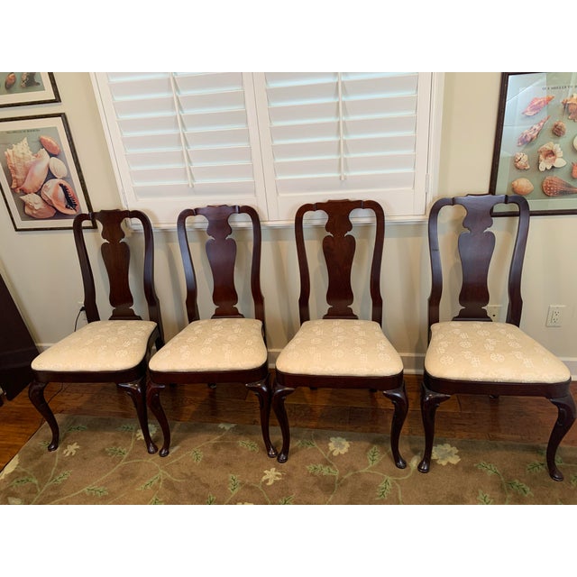 Kindel Queen Anne Chairs - Set of 8 | Chairish