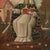 Brown Antique Religious Mexican Painting of a Female Saint For Sale - Image 8 of 11
