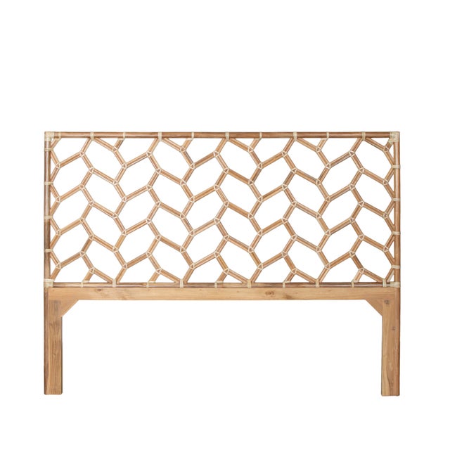 Not Yet Made - Made To Order Silas Platform Bed King - Natural For Sale - Image 5 of 11