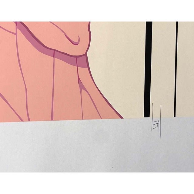1990s Steve Leal Vanna Like Nagel Women Hand Signed Fine Art Serigraph For Sale - Image 5 of 6