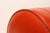 Mid-Century Modern Orange Pouf / Foot Stool / Ottoman For Sale - Image 13 of 16