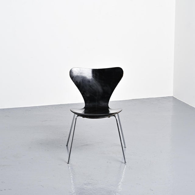 Chairs by Arne Jacobsen for Fritz Hansen, Denmark, 1970s, Set of 6 For Sale - Image 3 of 12