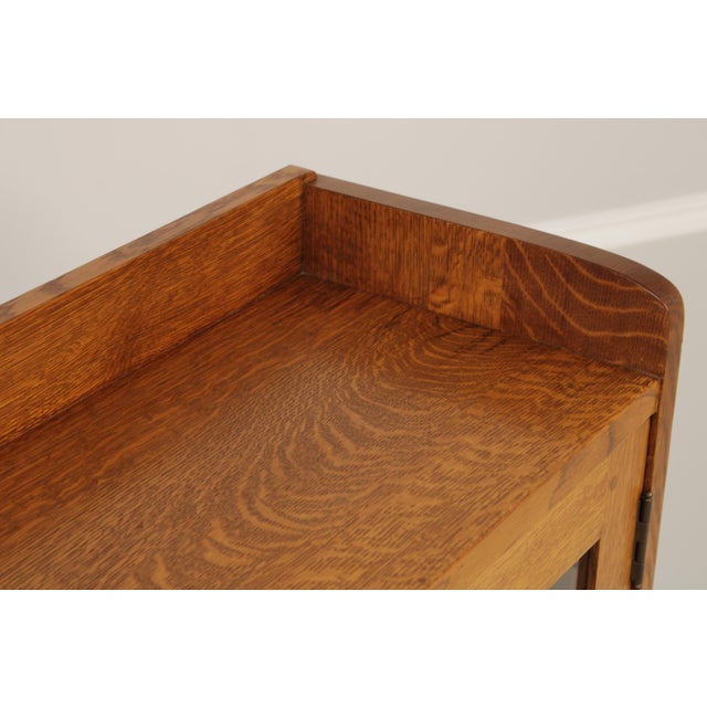 Stickley Mission Oak 3 Door Large Bookcase For Sale - Image 10 of 17