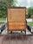 Brown Antique Curved Glass Mirrored Back Curio Cabinet on Claw Feet For Sale - Image 8 of 12