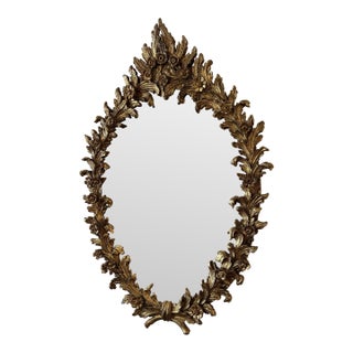 Mid-Century Italian Giltwood Mirror Attributed to Florentia For Sale