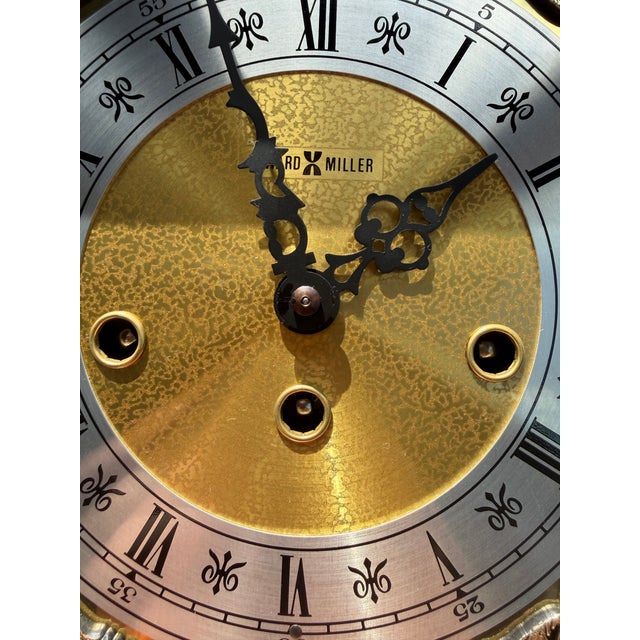 1970s 1970s Howard Miller Model 612-437 Westminster Chime Bracket Clock | German Mechanical Movement For Sale - Image 5 of 9