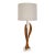1950s Mid-Century Modern Adrian Pearsall Style Walnut & Carrara Lamp For Sale