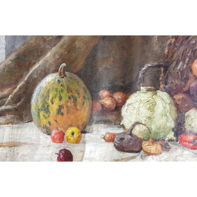 Still Life Oil Painting, Ukrainian Soviet Art, 1978 75-116 For Sale - Image 6 of 6