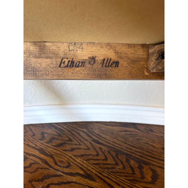 1980s Ethan Allen Classic Manor Maple Dining Chairs - Set of 4 For Sale - Image 10 of 12