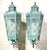 Large Pair of Handcrafted Wall-Mounted Solid Brass Lanterns / Sconces For Sale - Image 14 of 18