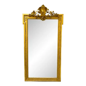 19th Century French Giltwood Wall, Console, Pier Mirror, Full Length, Floor