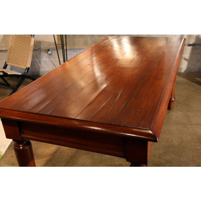 Early 20th Century Italian Table in Cherry Wood. 1920s For Sale - Image 5 of 9