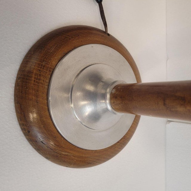 Art Deco Table Lamp in Wood and Opaline Glass from MAZDA, France, 1920s For Sale - Image 14 of 18