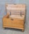 Farmhouse Antique Circa 1900 German Natural Pine Blanket Chest For Sale - Image 3 of 15
