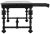 Black NOIR Portuguese Desk, Hand Rubbed Black For Sale - Image 8 of 12
