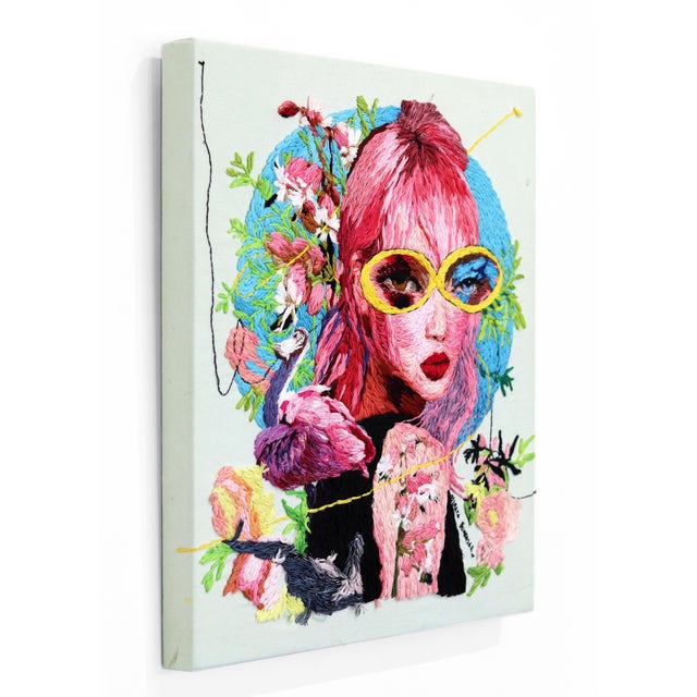 Pink Vivid Summer - Original Artwork by Nilraya Bundasak For Sale - Image 8 of 10