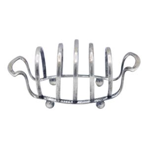 Vintage English Silver Plate Toast Rack / Letter Holder