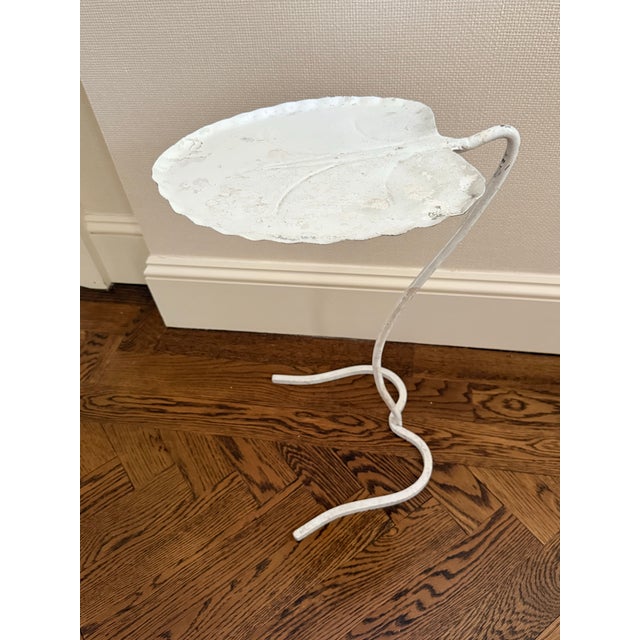 Vintage Salterini Lily Pad Table White For Sale - Image 11 of 11