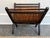 Wood Late 20th Century Asian Bamboo Folding Magazine Rack For Sale - Image 7 of 9