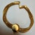 Early 21st Century Corum. A lady's 18K gold Multiple Chain bracelet watch 38.5 Gm, 7.25 " Vintage For Sale - Image 5 of 18