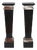 Black and Red 19th Century Pedestals, 1880, Set of 2 For Sale