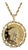 Vintage Gold Coin Necklace Bicentennial 1776-1976 Rope Chain Estate Jewelry For Sale
