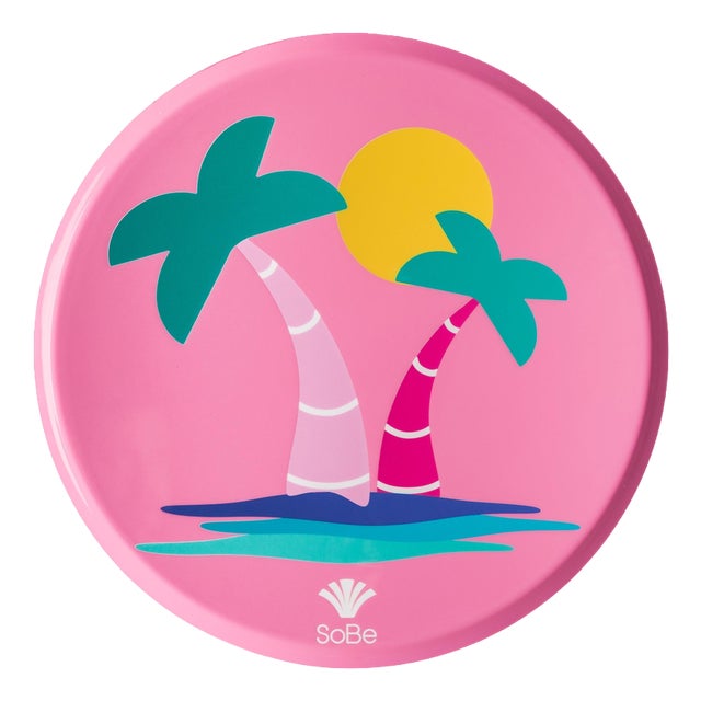 Limited Edition Sobe Palms Circular Sustainable Tray in Aluminum by Altreforme For Sale